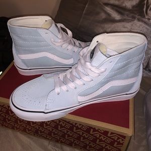 Light blue Hightop Vans